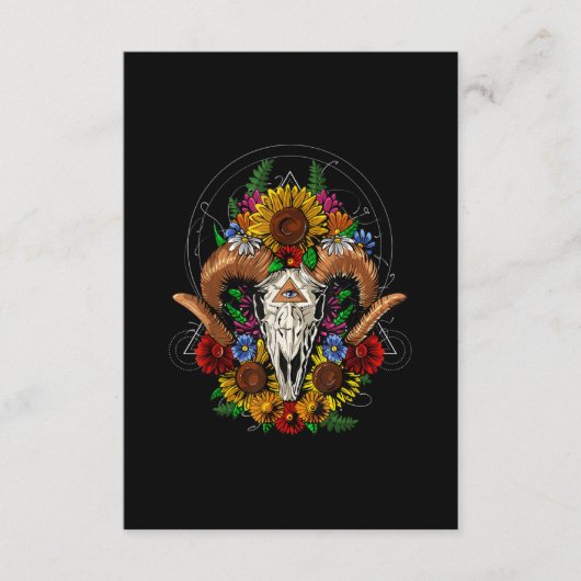 Carte D'accompagnement Goat Skull (Devant)