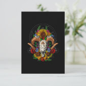 Carte D'accompagnement Goat Skull (Debout devant)