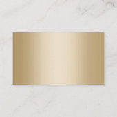 Carte D'accompagnement Gold Ananas Mariage Détails Site Web Boîtier (Dos)