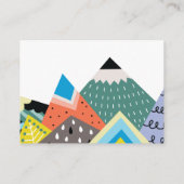 Carte D'accompagnement Gold Baby Library Demande de livre Mountain Fox Fu (Dos)