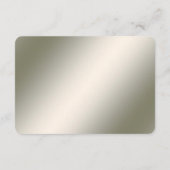 Carte D'accompagnement Gold Floral Detail (Dos)