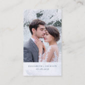 Carte D'accompagnement Gold Floral Wreath Mariage QR Code Site Web RSVP (Dos)