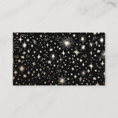 Carte D'accompagnement Gold Foil Stars Celestin Mariage Détails (Dos)