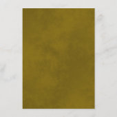 Carte D'accompagnement Gold Frills Elegant Black Mariage Détails (Dos)