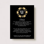 Carte D'accompagnement Gold Parties scintillant Poker Chip Casino Mariage<br><div class="desc">Célébrez dans le style avec ces cartes de détail mariage à thème casino tendance. Le design est facile à personnaliser avec votre propre libellé et votre famille et vos amis seront ravis quand ils reçoivent ces fabuleuses cartes d'encarts mariages.</div>