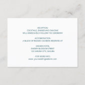 Carte D'accompagnement Gold Turtles Coastal Details (Dos)