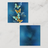 Carte D'accompagnement Golden butterflies (Devant / Derrière)