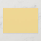 Carte D'accompagnement Golden Floral Emblem Mariage Détail (Dos)