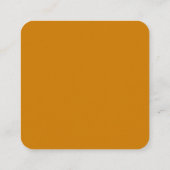 Carte D'accompagnement Golden Jaune moderne QR Code QR Code Mariage RSVP (Dos)