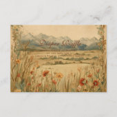 Carte D'accompagnement Golden Meadow Heirloom Diapper Raffle  (Devant)