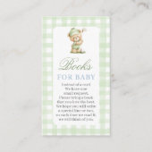 Carte D'accompagnement Golf Baby Shower Books for Baby Card (Devant)