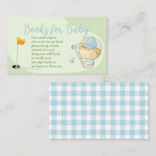 Carte D'accompagnement Golf Baby shower Cute Boy Par Tee Demande De Réser