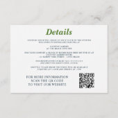 Carte D'accompagnement Golf Couple Mariage (Devant)