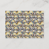 Carte D'accompagnement Goth Baby Library Demande de livre Skuls Halloween (Dos)