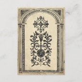 Carte D'accompagnement Gothic Parchment Medieval Until Death Wedding (Dos)