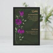 Carte d'accompagnement Gothic Roses (Debout devant)