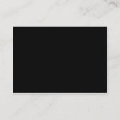 Carte D'accompagnement Graceful Starfish Classic Black | Registre de cade (Dos)