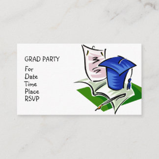 CARTE D'ACCOMPAGNEMENT GRAD PARTY - PERSONNALISER