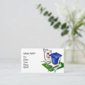 CARTE D'ACCOMPAGNEMENT GRAD PARTY - PERSONNALISER (Debout devant)