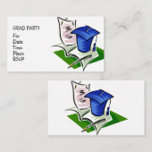 CARTE D'ACCOMPAGNEMENT GRAD PARTY - PERSONNALISER (Devant / Derrière)