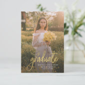 Carte D'accompagnement Graduation 2025 Open House Photo Party (Debout devant)