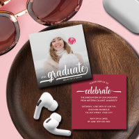 Graduation moderne de Crimson Photo