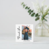 Carte D'accompagnement Graduation moderne simple (Debout devant)