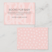 Carte D'accompagnement Graffiti Baby shower Rose Apporter Une Demande De (Devant / Derrière)