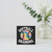 Carte D'accompagnement Grand-mère de softball (Debout devant)