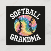 Carte D'accompagnement Grand-mère de softball (Devant)
