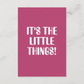 Carte D'accompagnement Gras coloré Retro Super Moderne Détails Mariage (Dos)