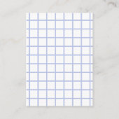 Carte D'accompagnement Green and Periwinkle Blue Book Request Baby Shower (Dos)