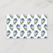 Carte D'accompagnement Green and Periwinkle Blue Display Shower (Dos)