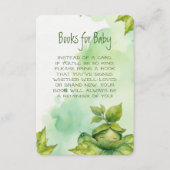 Carte D'accompagnement Green Custom Illustrated Nature Baby (Devant)