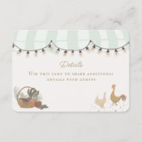 Green Farmers Market Farm Détails frais Insérer