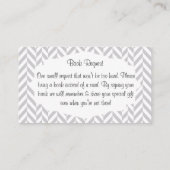 Carte D'accompagnement Green Grey Elephant Baby shower Demande de réserva (Dos)