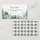 Carte D'accompagnement Green Truck Winter ONE derland Déchets Raffle (Devant / Derrière)