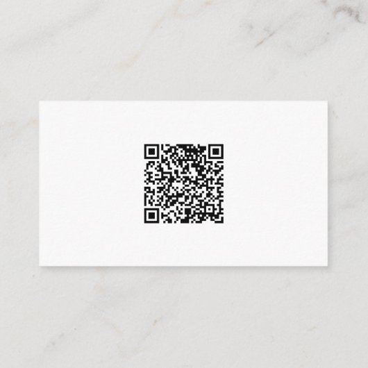 Carte D'accompagnement Greenery and Gold Baby Registry Code QR (Dos)