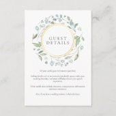 Carte D'accompagnement Greenery Laurel Garland Informations complémentair (Devant)