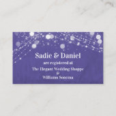 Carte D'accompagnement Grunge Lights Script Décontracté Purple Cadeau Reg (Dos)