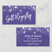 Carte D'accompagnement Grunge Lights Script Décontracté Purple Cadeau Reg (Devant / Derrière)