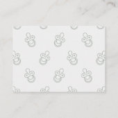 Carte D'accompagnement Guess How Many Pacifiers Sage Baby Shower Game (Dos)