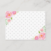 Carte D'accompagnement Guess Mommy's Belly Game Card Elephant Baby shower (Dos)