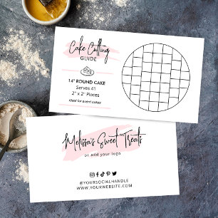 Carte D'accompagnement Guide de service de gâteau d'anniversaire de 14 po