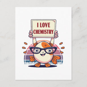 Carte D'accompagnement Guppies et chimie d'amour