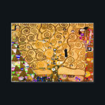 Carte D'accompagnement Gustav Klimt Arbre de vie<br><div class="desc">Cartes de clôture représentant la fresque murale de Gustav Klimt, L’arbre de vie, La Frieze Stoclet (1905-1911). Il se compose de trois mosaïques : The Expectation, Knight et The Embrace. Une belle femme, un arbre doré et deux amants dans une étreinte sont représentés. Un cadeau merveilleux pour les amateurs d'Art...</div>
