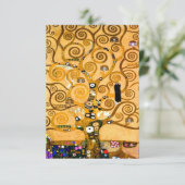 Carte D'accompagnement Gustav Klimt Arbre de vie (Debout devant)