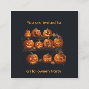 Carte D'accompagnement Halloween