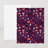 Carte D'accompagnement Halloween (Devant / Derrière)