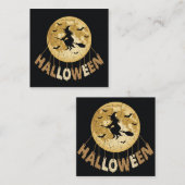 Carte D'accompagnement Halloween (Devant / Derrière)
